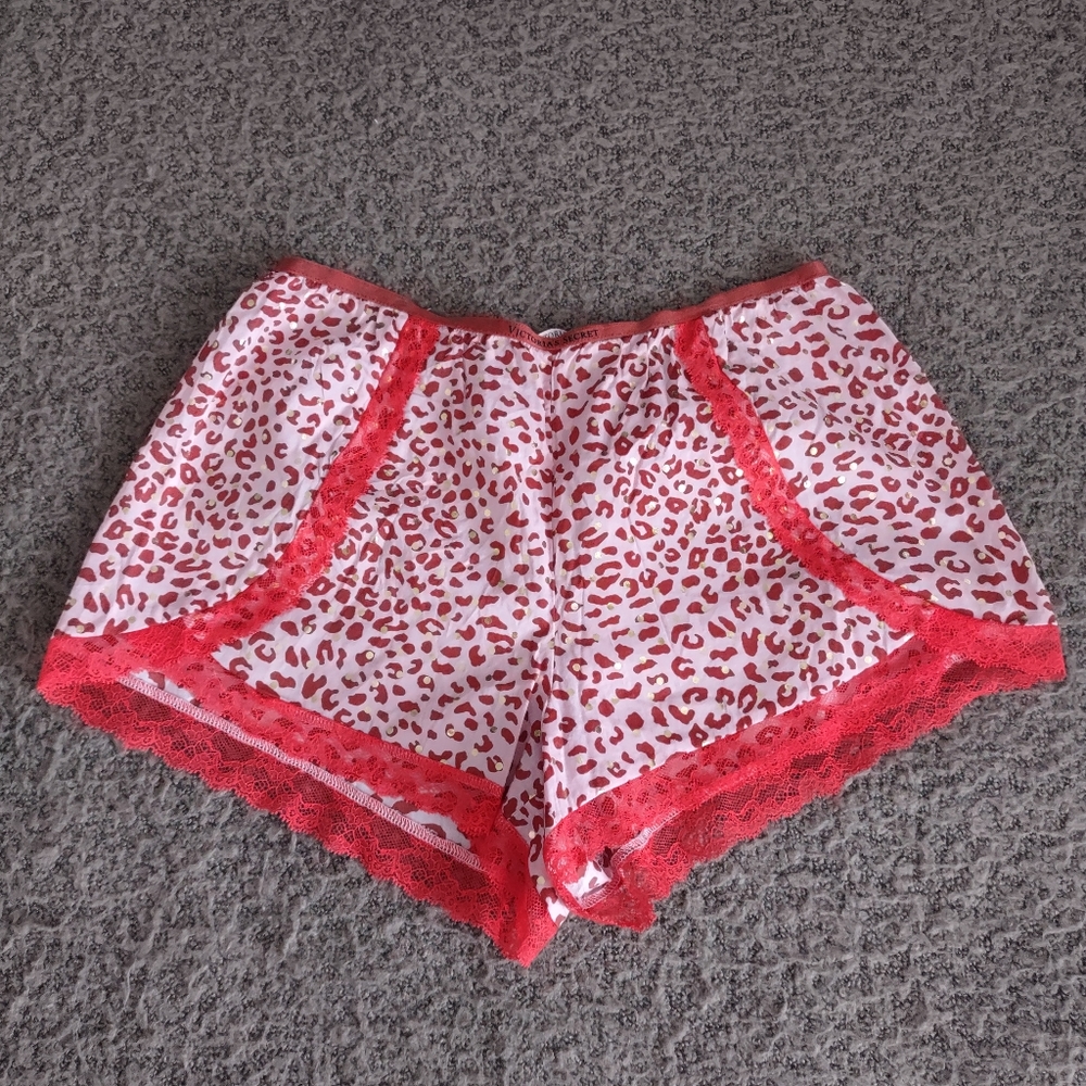 VS Lace Trim Sleep Shorts NWT